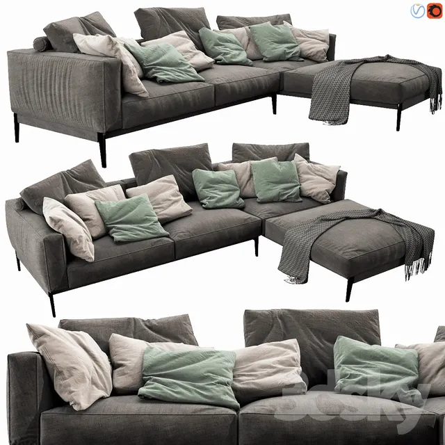 Furniture – Sofa 3D Models – 0406