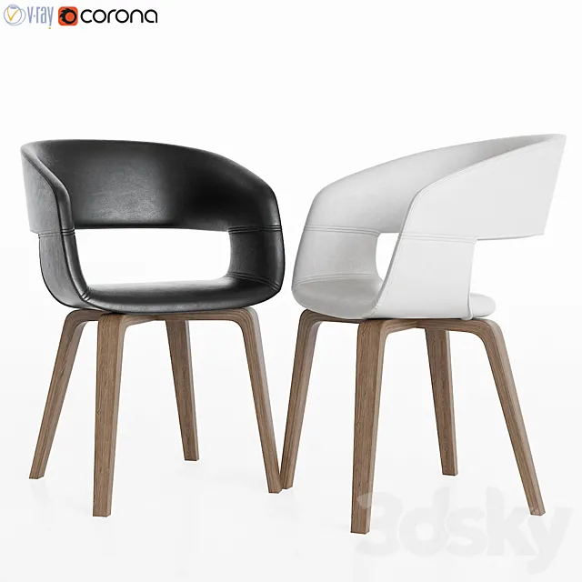 Nova Dining Chair Interstil 3DS Max - thumbnail 3