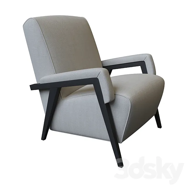 Lounge Armchair 3DS Max - thumbnail 3