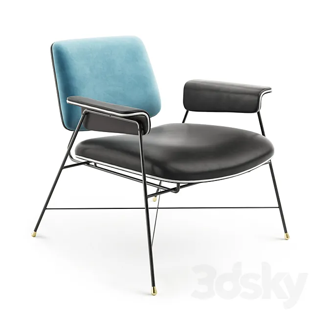 Baxter Bauhaus Chair 3DS Max - thumbnail 3