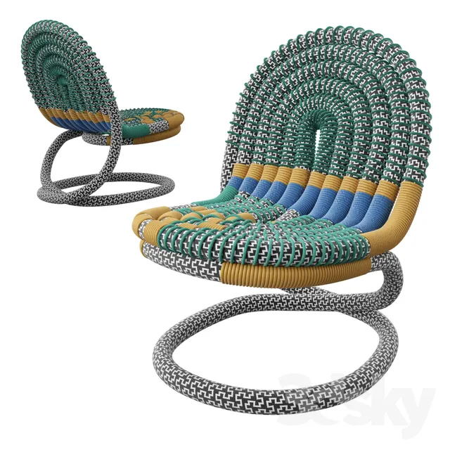 Betil dagdelen peacock pair 3DS Max - thumbnail 3