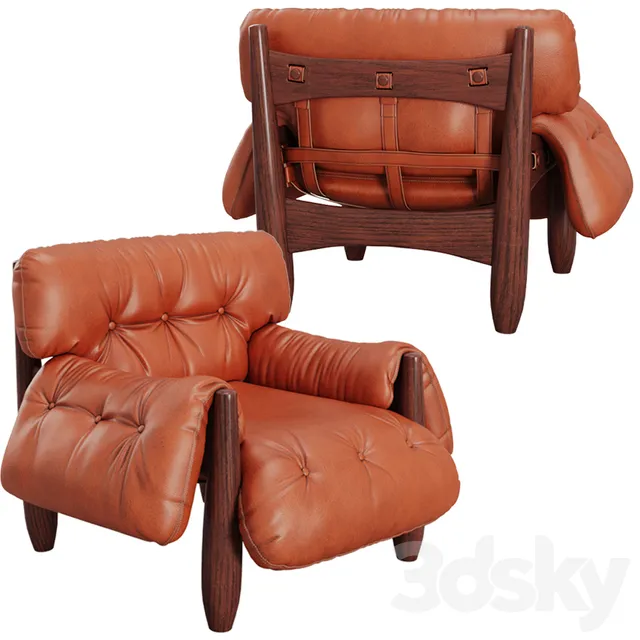 Mole armchair de LinBrasil 3DS Max - thumbnail 3