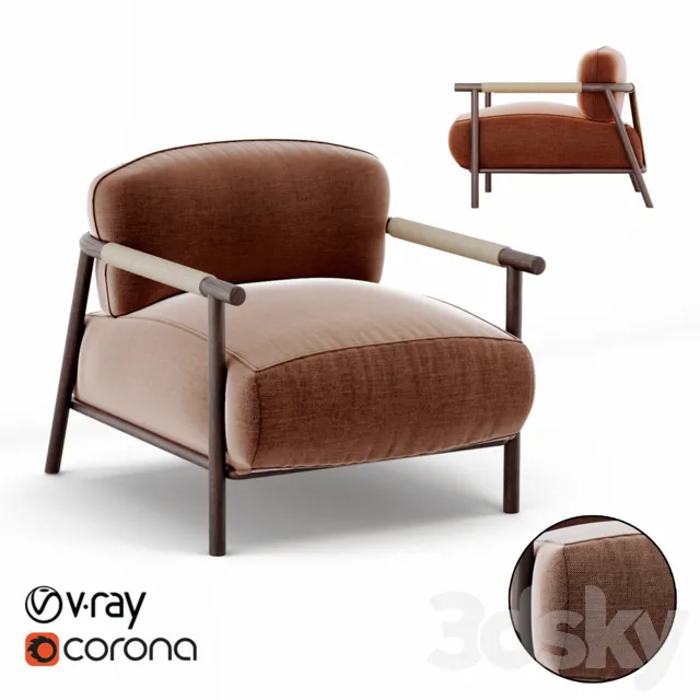 Armchair 3D Models – 0421