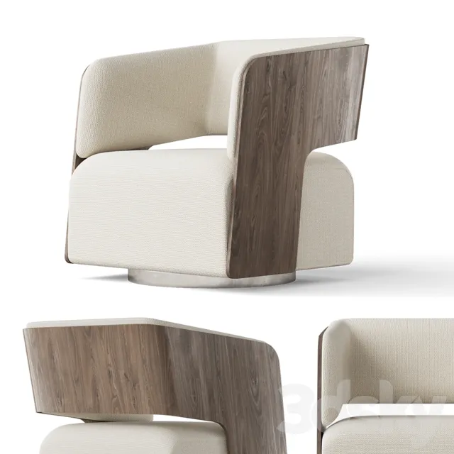 Bernhardt Montana Swivel Chair 3DS Max - thumbnail 3