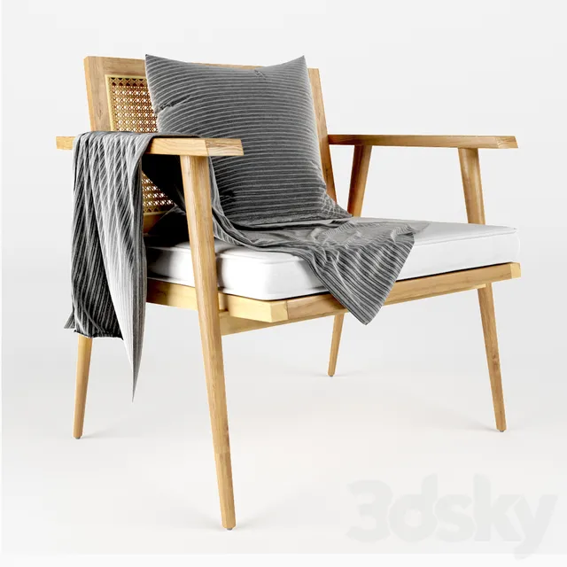 Anja Occasional Chair 3DS Max - thumbnail 3