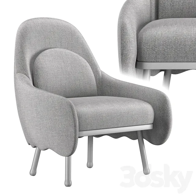 Corolla chair 272 3DS Max - thumbnail 3