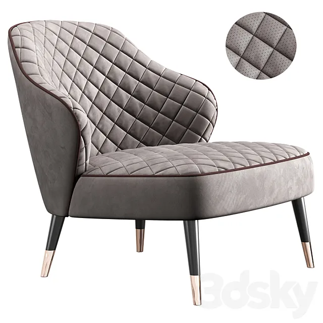 DION armchair 3DS Max - thumbnail 3