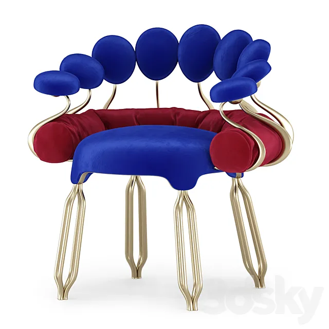 Luna chair design Pankratov 3DS Max - thumbnail 3
