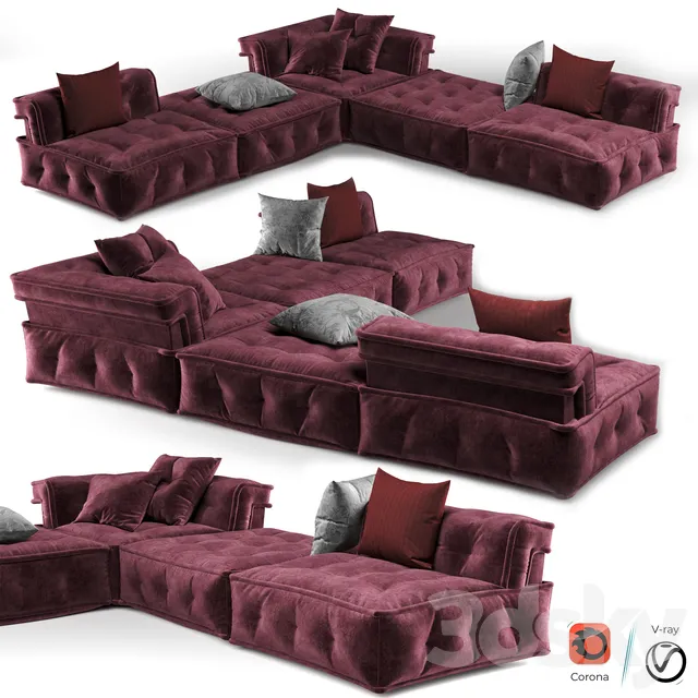 Furniture – Sofa 3D Models – 0486