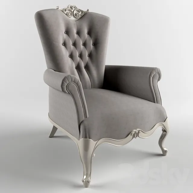 Lavinia Armchair 3DS Max - thumbnail 3