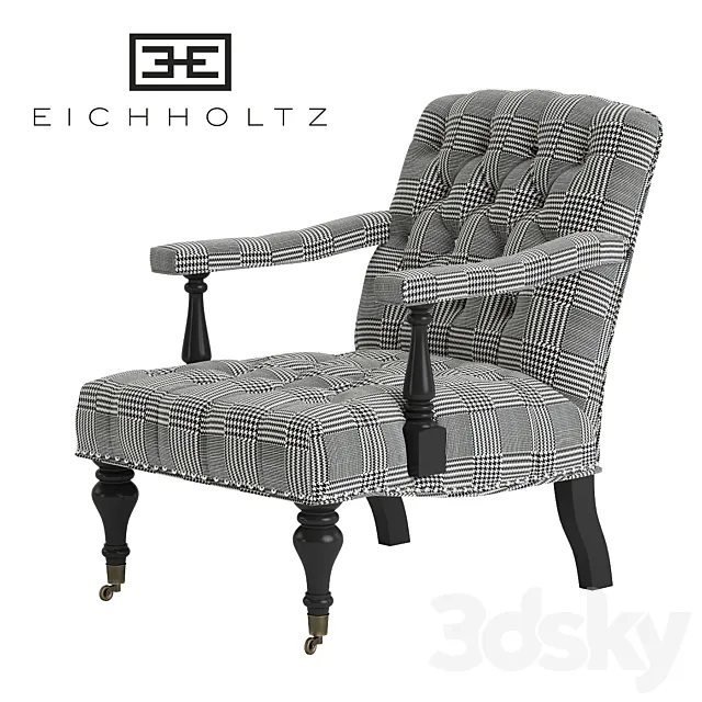 Eichholtz Chair Carson 108957 3DS Max - thumbnail 3