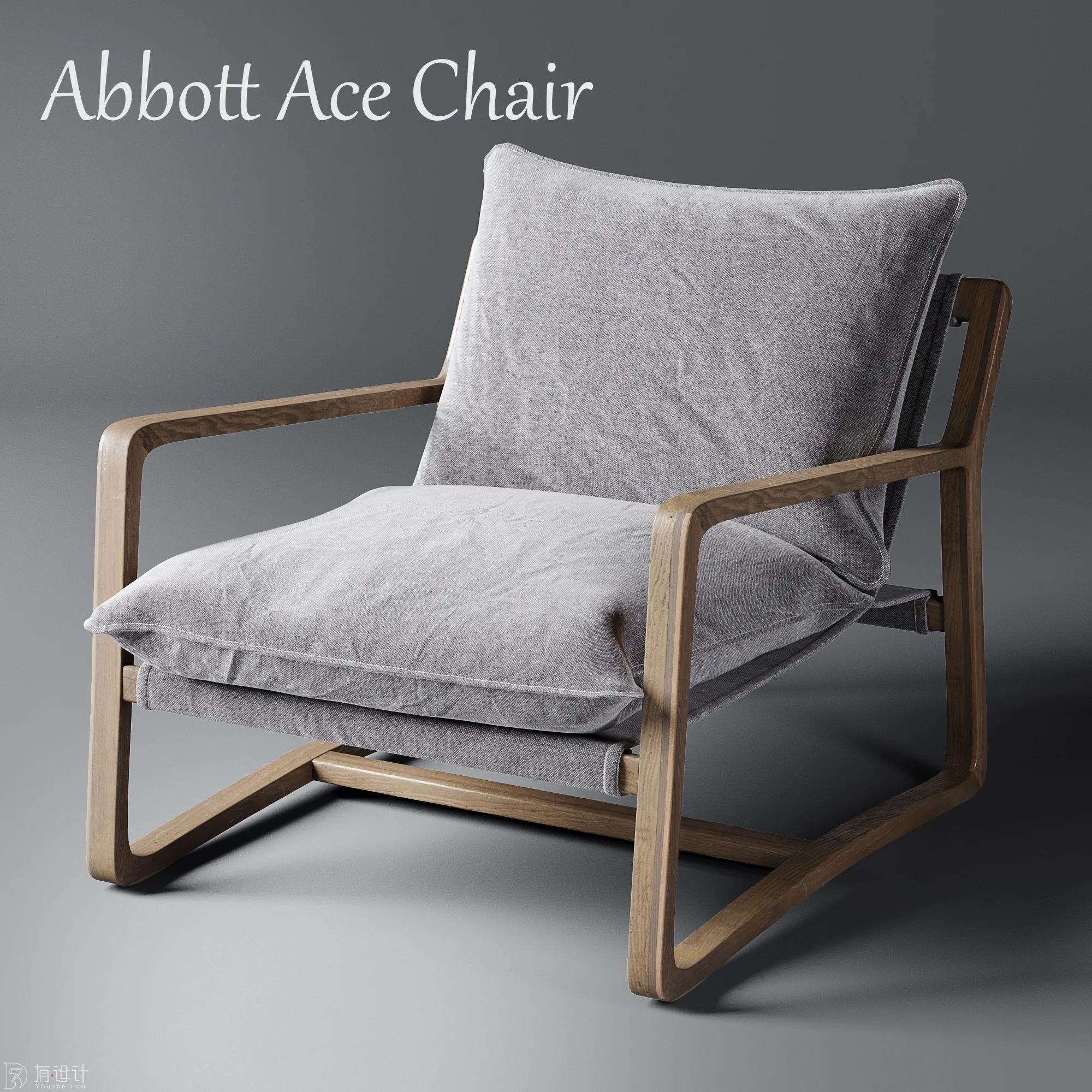 Armchair 3D Models – Armchair Abbott Ace
