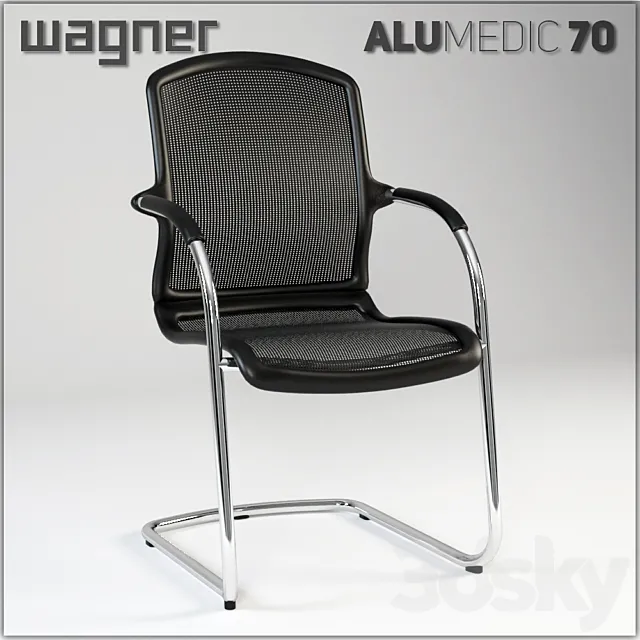 Armchair 3D Models – Armchair AluMedic 70