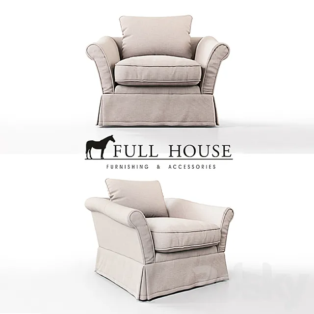 Armchair 3D Models – BELGIAN SOFA armchair