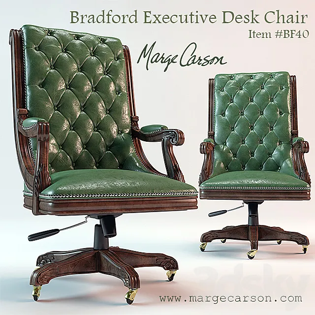 Armchair 3D Models – Bradford Executive Desk Chair