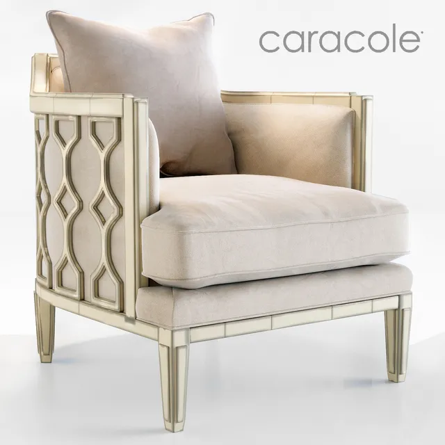 Armchair 3D Models – CARACOLE UPHOLSTERY THE BEE’S KNEES CHAIR