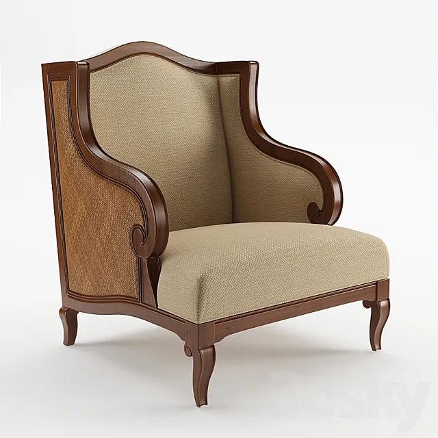 Armchair 3D Models – Dart Honey Club Chair