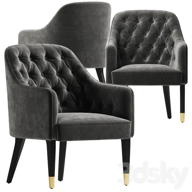 Armchair 3D Models – Eichholtz Chair Cyrus