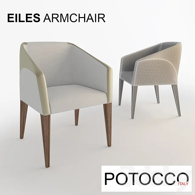 Armchair 3D Models – Elies Armchair