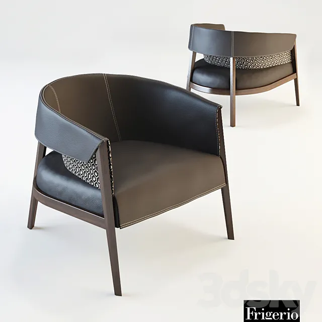 Armchair 3D Models – Frigerio Liza Arm chair