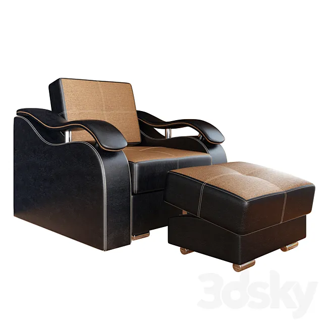 Armchair 3D Models – Milan armchair