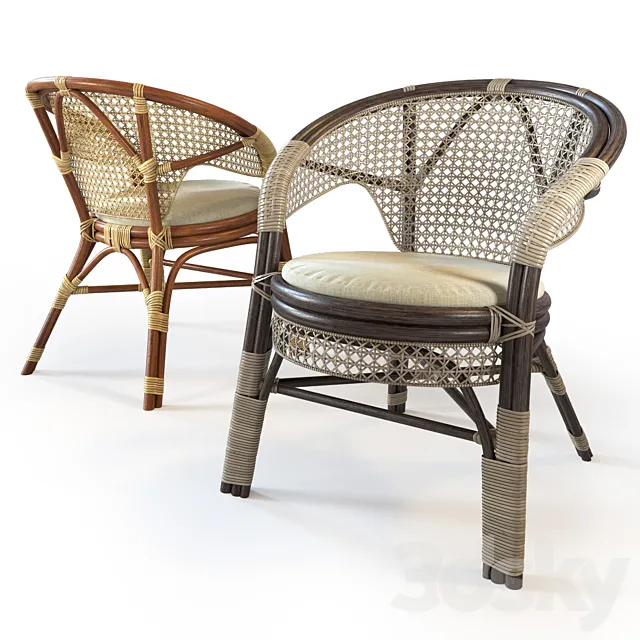 Armchair 3D Models – Pelangi armchair