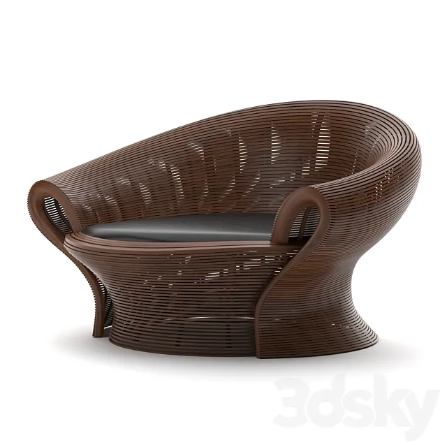 Armchair 3D Models – Steam 23 Walnut Steam Bent Chair