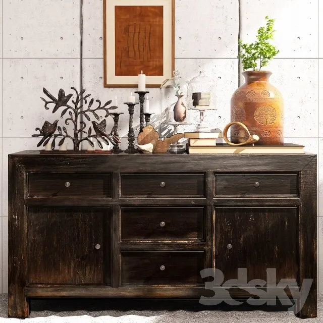 Sideboard – Chest of Drawers – 3D Models – 0015