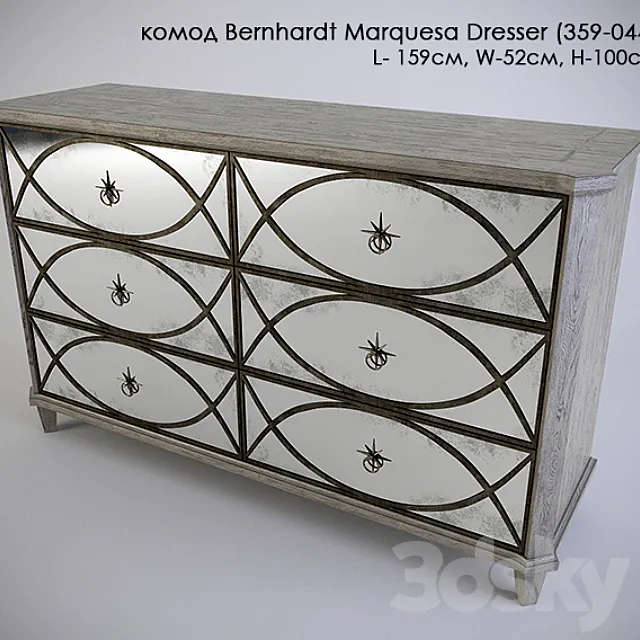 Sideboard – Chest of Drawers – 3D Models – 0017