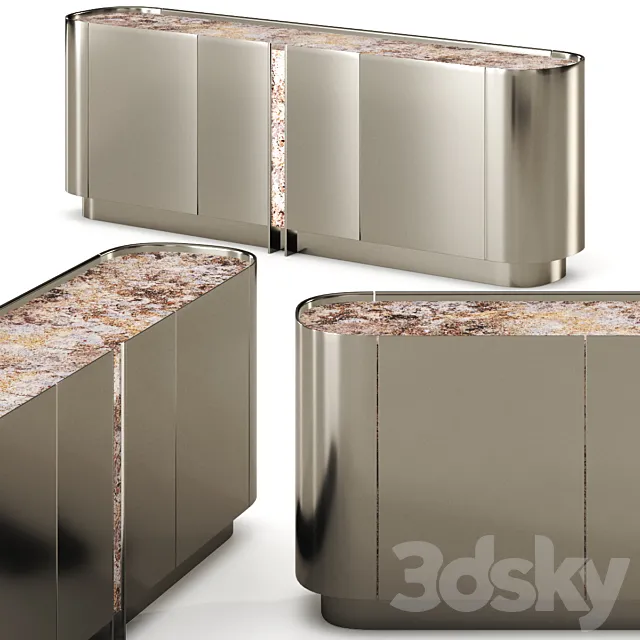 Dynasty by Cattelan Italia Andrea Lucatello Sideboard 3DS Max - thumbnail 3