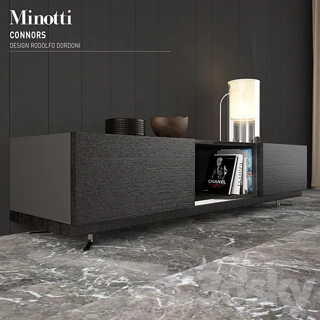 Minotti Connors 252×70 mm 3DS Max - thumbnail 3