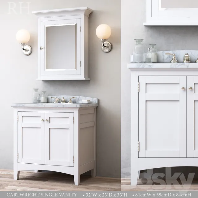 Sideboard – Chest of Drawers – CARTWRIGHT SINGLE VANITY
