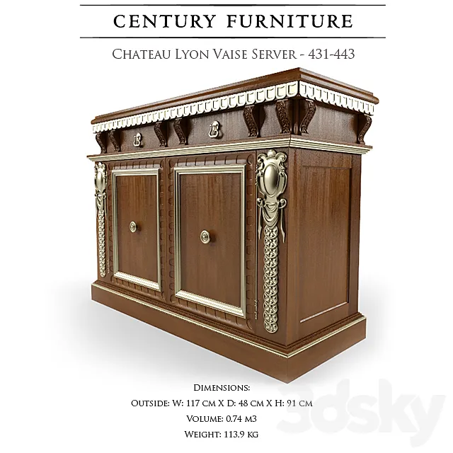Sideboard – Chest of Drawers – Chateau Lyon Vaise Server