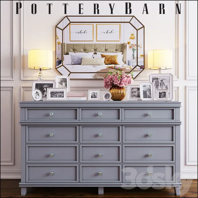 Sideboard – Chest of Drawers – Chest of drawers Pottery Barn Clara Extra