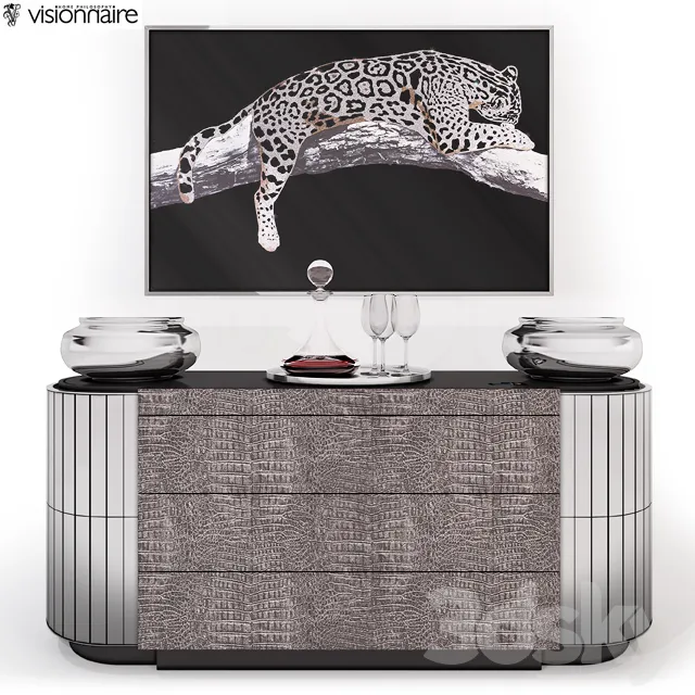 Sideboard – Chest of Drawers – Chest of drawers Vaslav IPE Cavalli (Visionnaire)