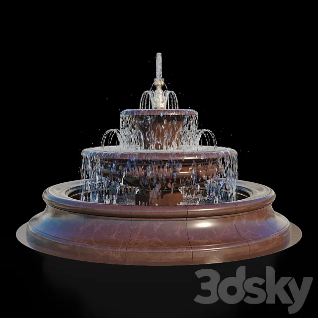 Architecture – 3D Models – Bees Fountain