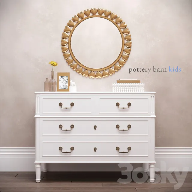 Sideboard – Chest of Drawers – Decorative set from Pottery Barn Kids