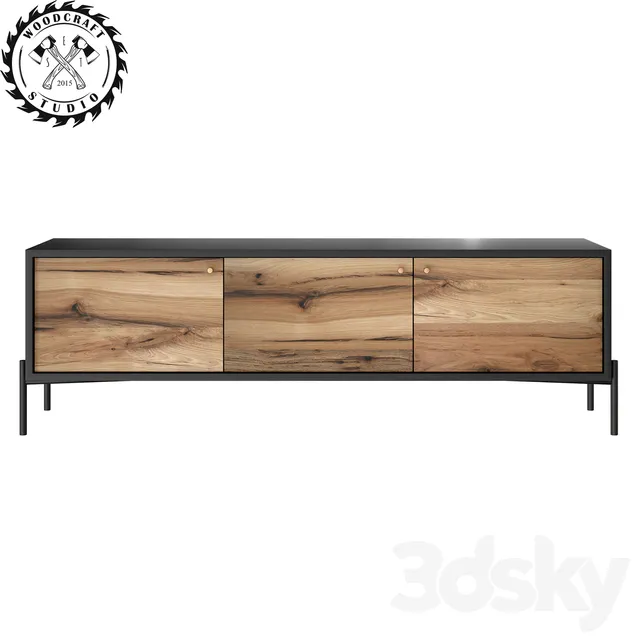 Sideboard – Chest of Drawers – Frank TV Stand WoodCraftStudio
