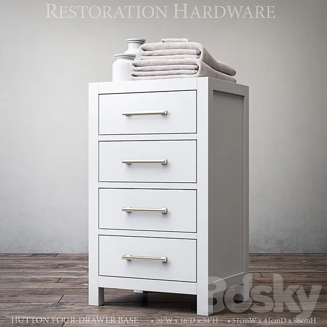 Sideboard – Chest of Drawers – HUTTON FOUR-DRAWER BASE