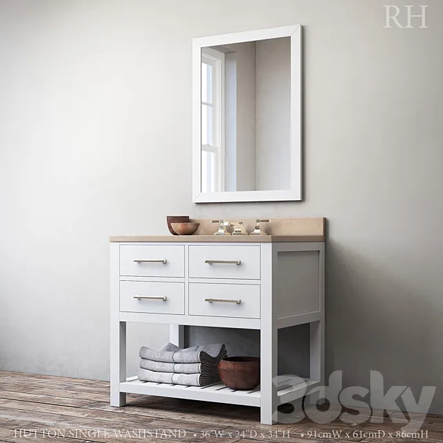 Sideboard – Chest of Drawers – Hutton single washstand