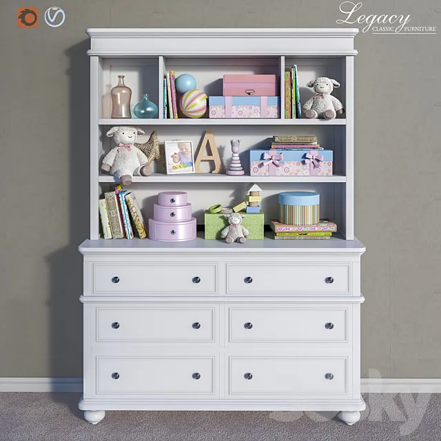Sideboard – Chest of Drawers – Legacy Classic furniture; accessories; decor and toys set 2