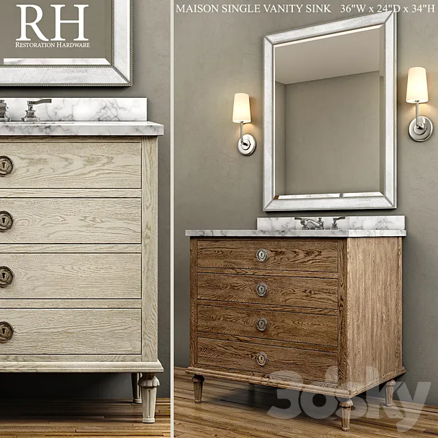 Sideboard – Chest of Drawers – MAISON SINGLE VANITY SINK