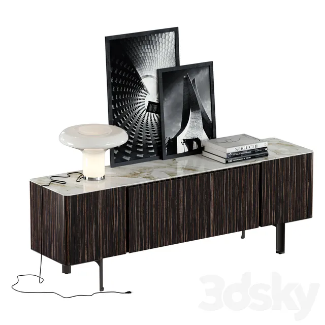 Sideboard – Chest of Drawers – Minotti LOU Sideboards 2018 Set