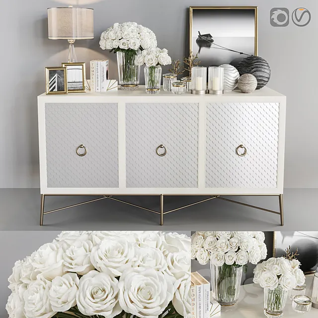 Sideboard – Chest of Drawers – Neiman Marcus Sideboard Set 001