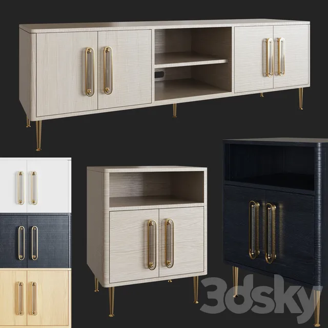 Sideboard – Chest of Drawers – Odetta Media Console Nightstand