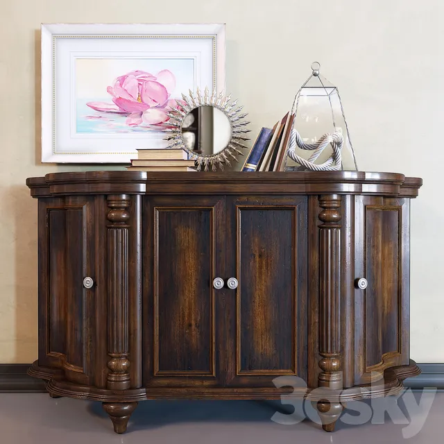 Sideboard – Chest of Drawers – Shaped credenza