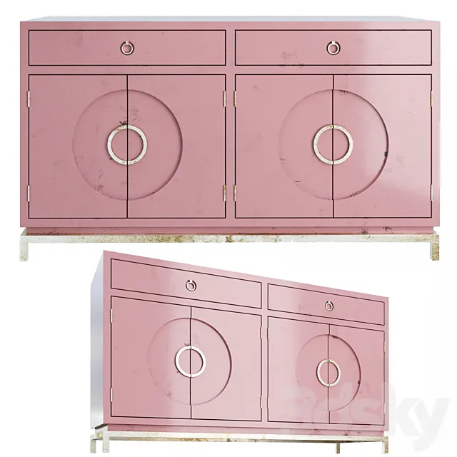 Sideboard – Chest of Drawers – Sideboard disk pink