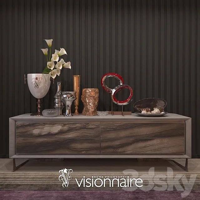 Sideboard – Chest of Drawers – Visionnaire decor set