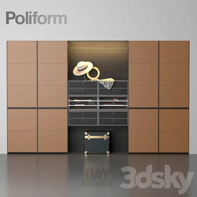Wardrobe – Display Cabinets – 3D Models – 0009