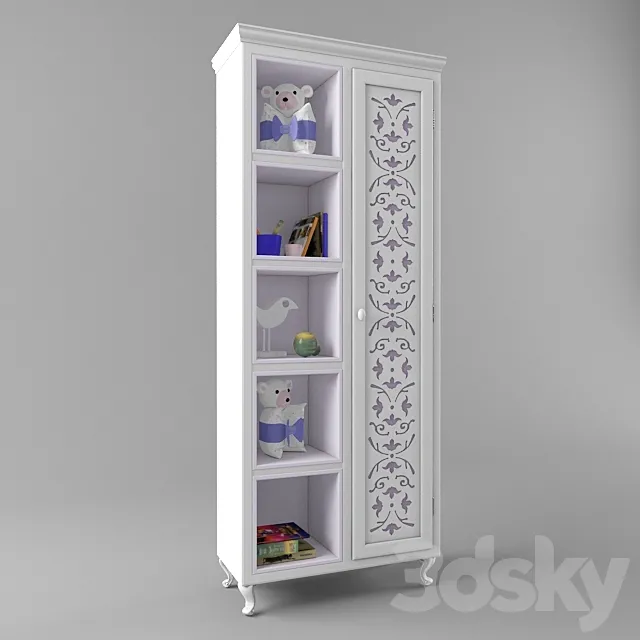 Wardrobe – Display Cabinets – 3D Models – 0011